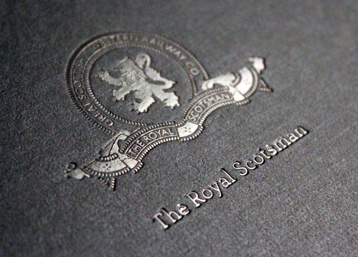 The Royal Scotsman, detail of welcome pack
