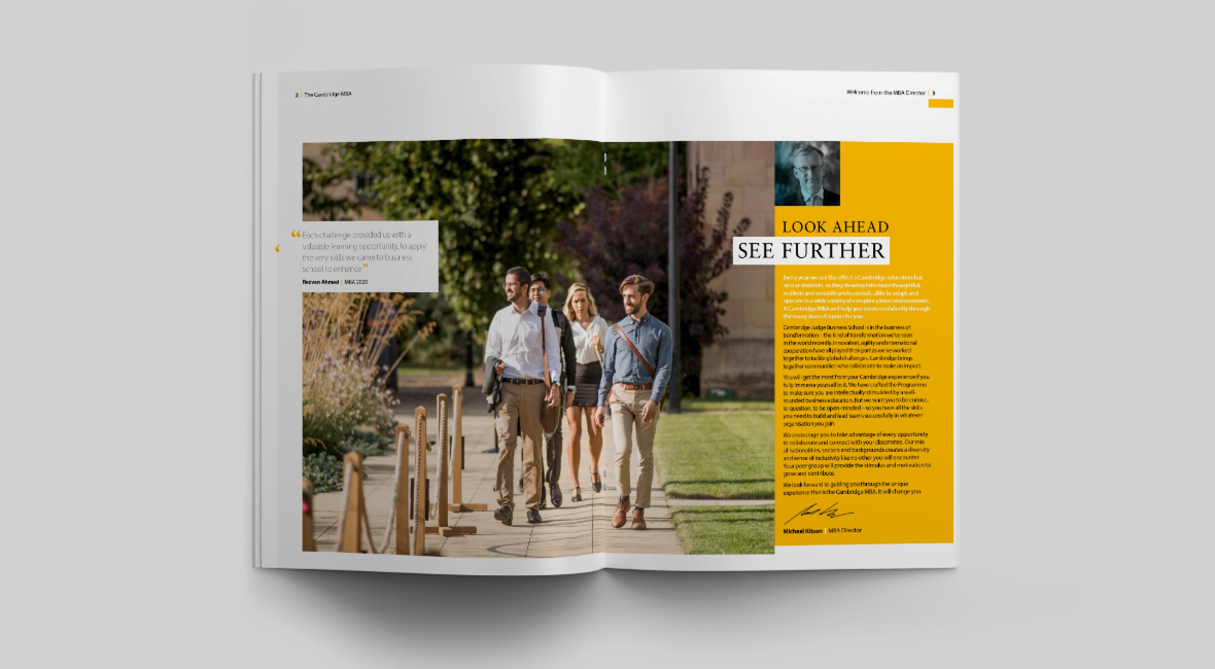 Cambridge Judge Business School, MBA brochure